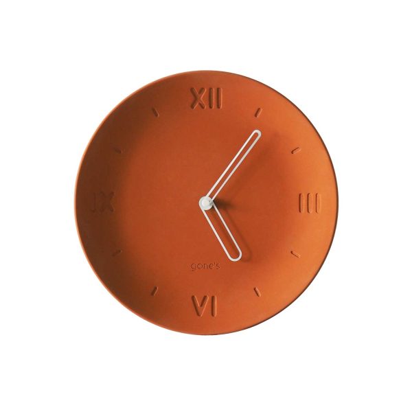 horloge beton terracotta made in france aiguilles blanches